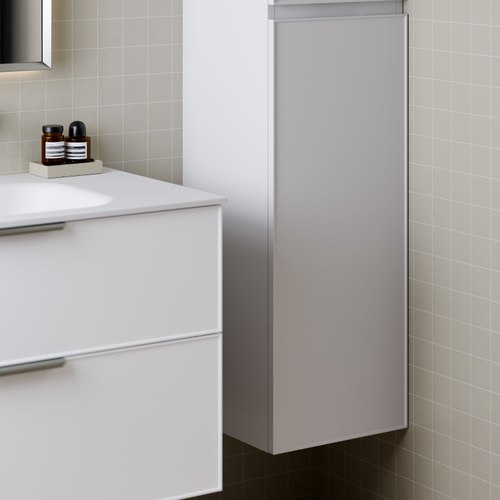 Matte White Lineare Axel Tower Cabinet