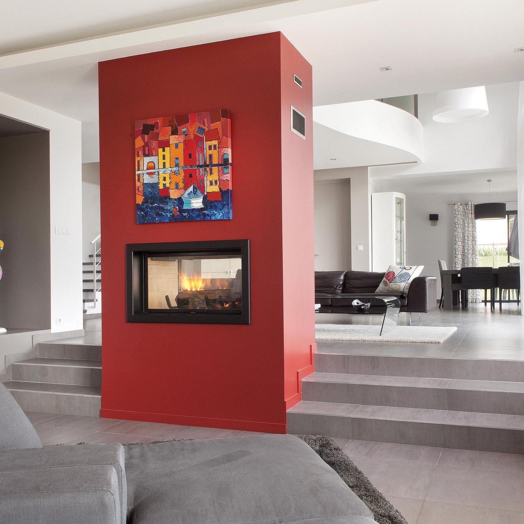 Axis H1200DS Double Sided Fireplace ArchiPro AU
