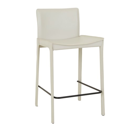 Linen Grey/Matt Black Carlo Barstool