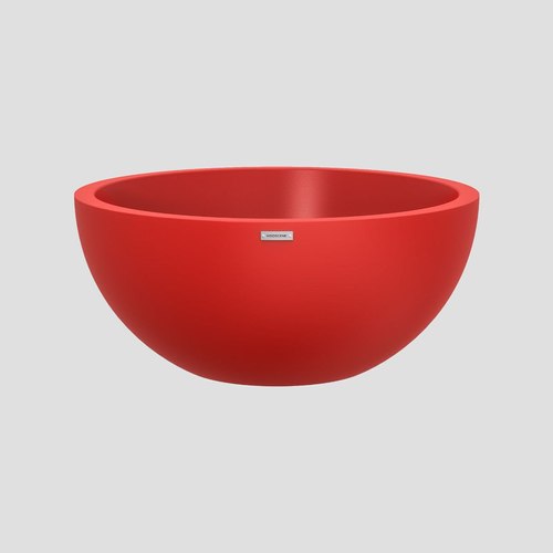 Apple Red Barcelona 1000 Bowl Planter