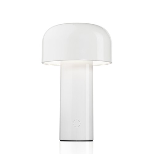 White Bellhop Table Lamp