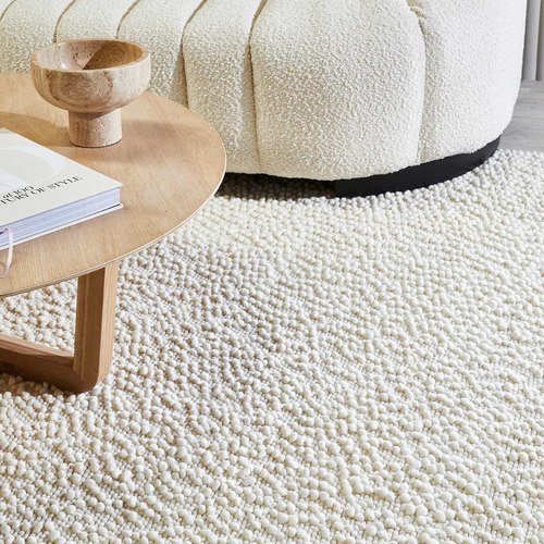 Ivory Boucle Rug | Ivory
