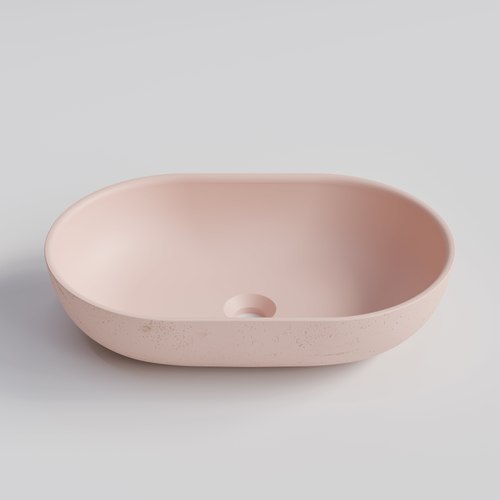 Pink Cove 530 Oval Concrete Basin