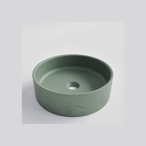 Sage Green Code Cove Halo 380 Concrete Basin