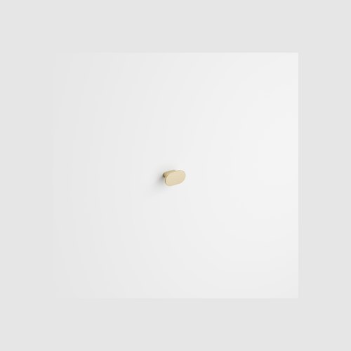 Brushed Brass Flow Handle | 40mm