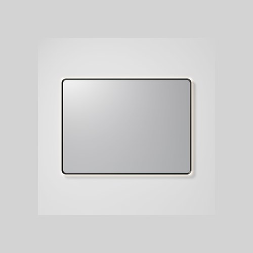 Gunmetal Aura Rectangle 1150 x 850 LED Mirror