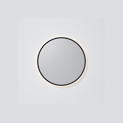 Black Aura Round 700 LED Mirror