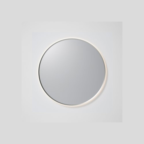 Brushed Nickel Aura 850 Round LED Mirror
