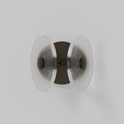 Medium Bronze Coral Twin Wall Light