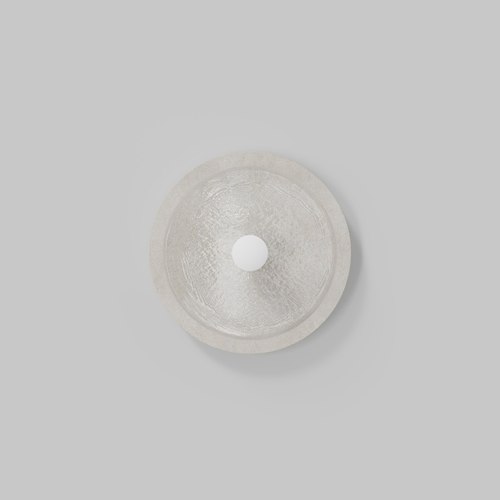 Matte White Coral Stone Wall Light