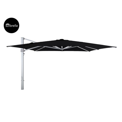 Black Agave 4m Square Cantilever Umbrella with Sunbrella Fabric