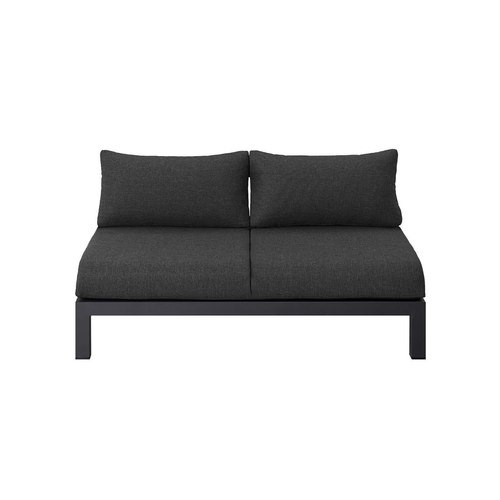 Grey Newport Aluminium Outdoor Loveseat