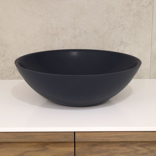 Matte Black Code Arc 400 Villastone Vanity Basin Range