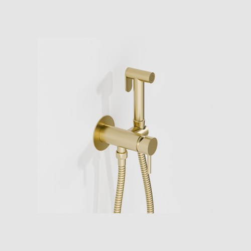 Brushed Brass Nature Bidet Spray With Mixer Range