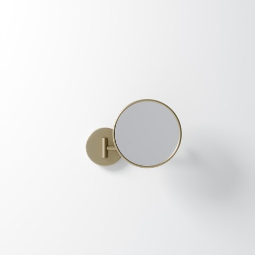 Brushed Brass Code Neo Makeup Mirror - 6 Colours