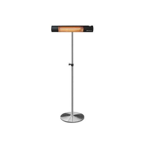 Black - 1000 Watts California 2000 Watt Heater and Stand Combination