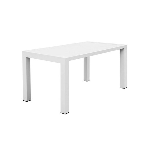 Matte White Cirrus Aluminium Dining Table 160 X 80cm