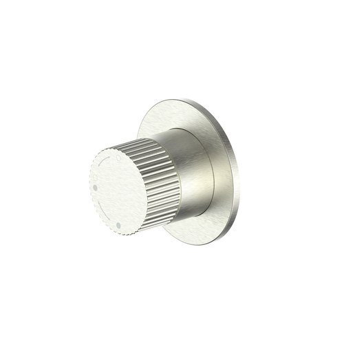 Brushed Nickel Code Nature Piper Shower Diverter | Textured Handle