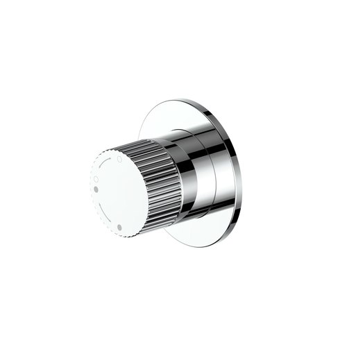 Chrome Code Nature Piper Shower Diverter | Textured Handle