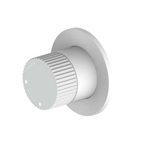 Matte White Nature Lineare Shower Diverter | Textured Handle