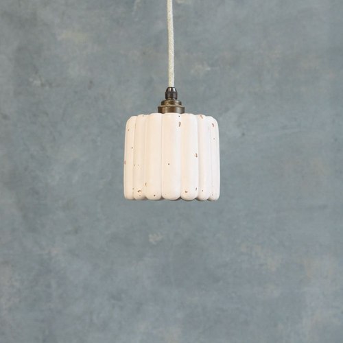 Nude Small Fluted Pendant