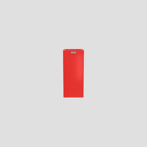 Apple Red Cubik Slim 300 Planter