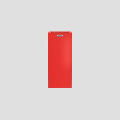 Apple Red Cubik Slim 300 Planter