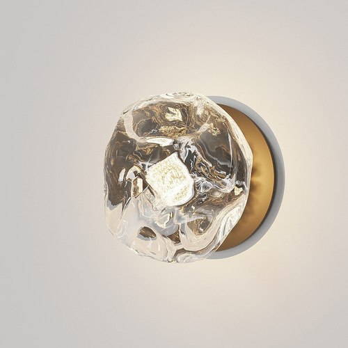 Medium Bronze Flo Round Wall Light