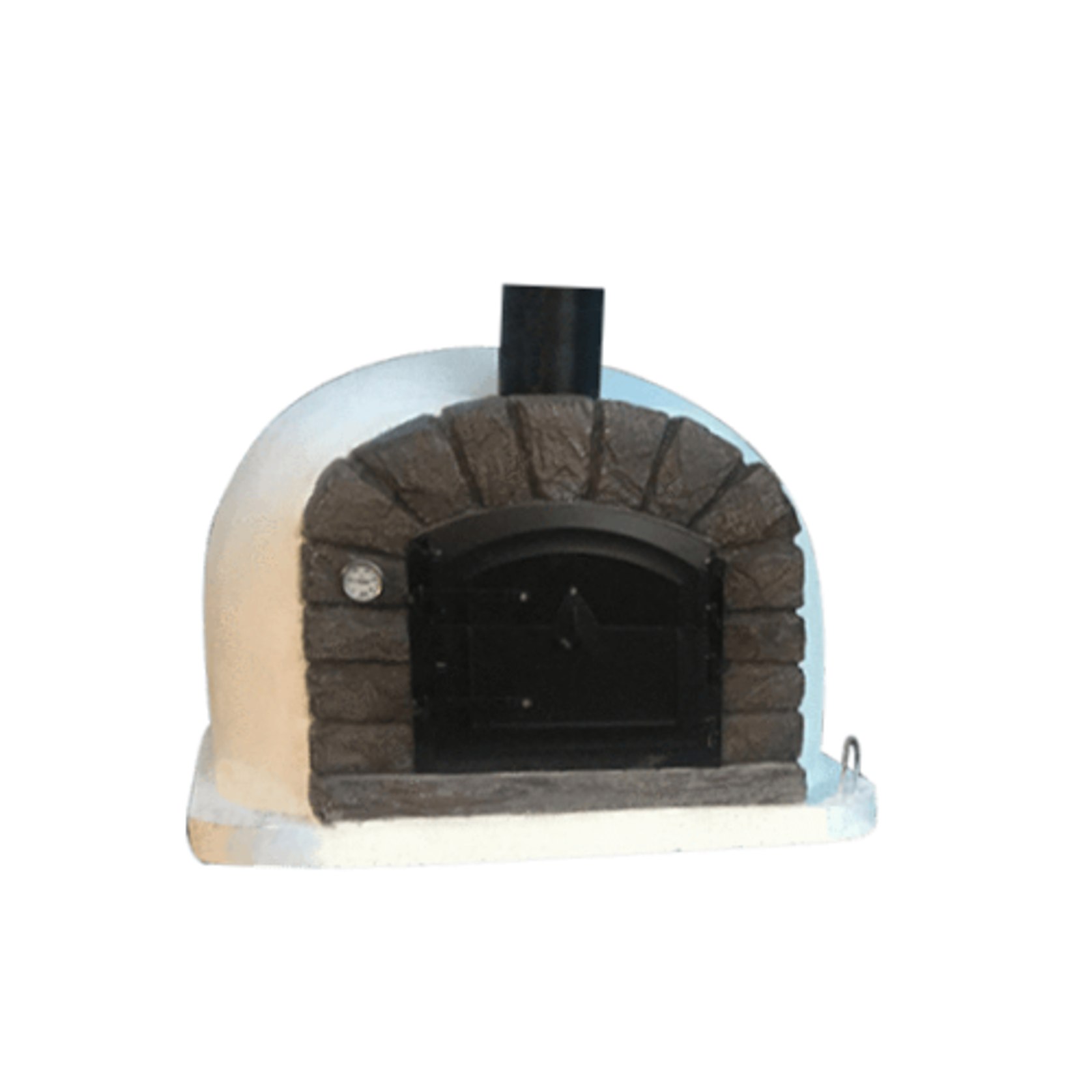 Famosi Traditional Dark Stone Wood Fired Pizza Oven ArchiPro AU