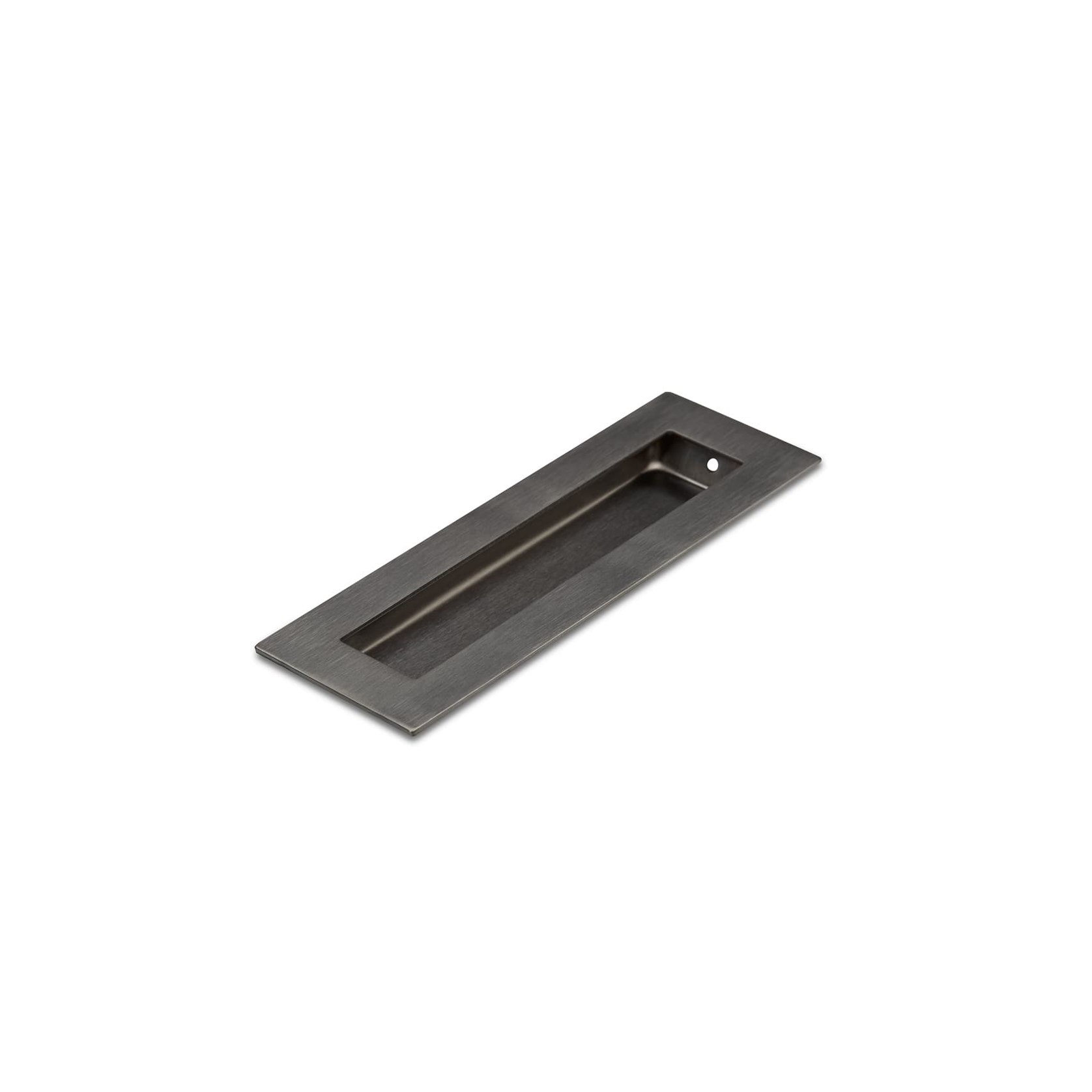 Gunmetal Grey FLUSH PULL Rectangle Handle 150mm ArchiPro AU