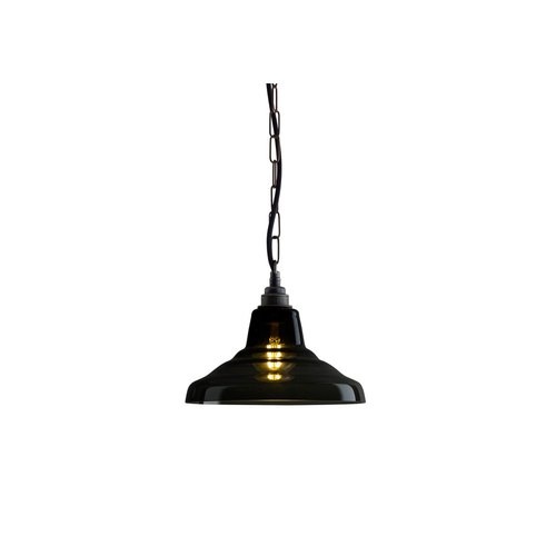 Black Glass School Pendant