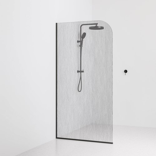 Gunmetal Code Allure Shower Screen Glass Range| 1050mm