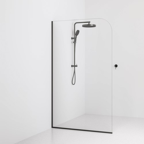 Gunmetal Code Super Clear Shower Screen Range | 1200mm