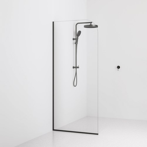 Gunmetal Code Super Clear Shower Screen Range | 900mm