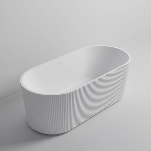Matte White Endura Acrylic Piper 1670 Freestanding Bath