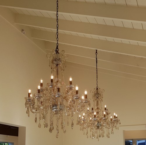 Antique Brass/Champagne Crystal Hera 15 Light Chandelier