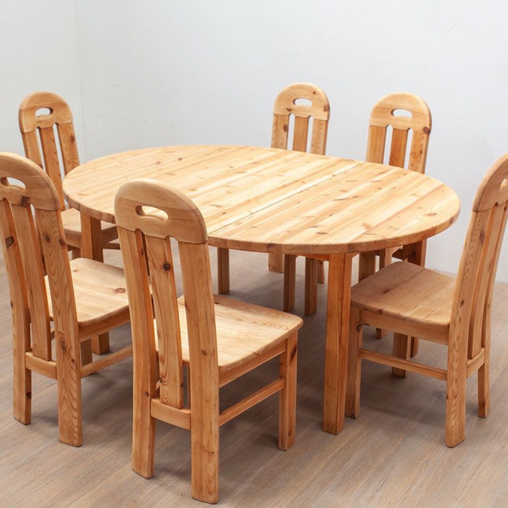 Baltic Pine Dining Table & Chairs, Danish 1970's ArchiPro AU