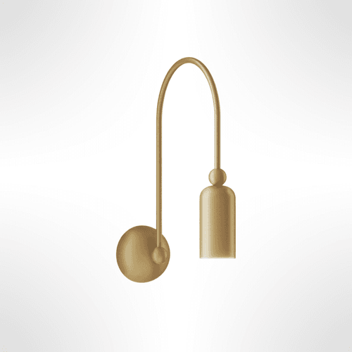 Natural Brass Madame Wall Light