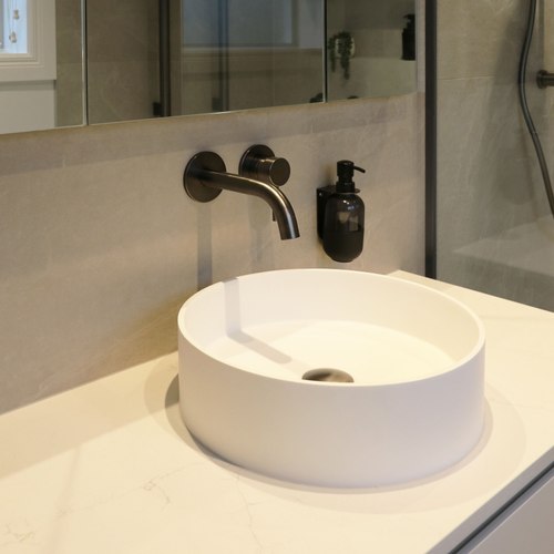 Matte White Code Halo 380 Villastone Basin Range