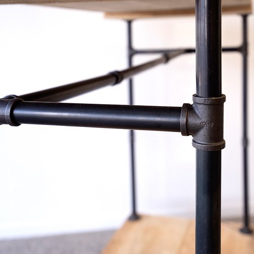 Classic Black Rustic Clothing Rack Unit Small