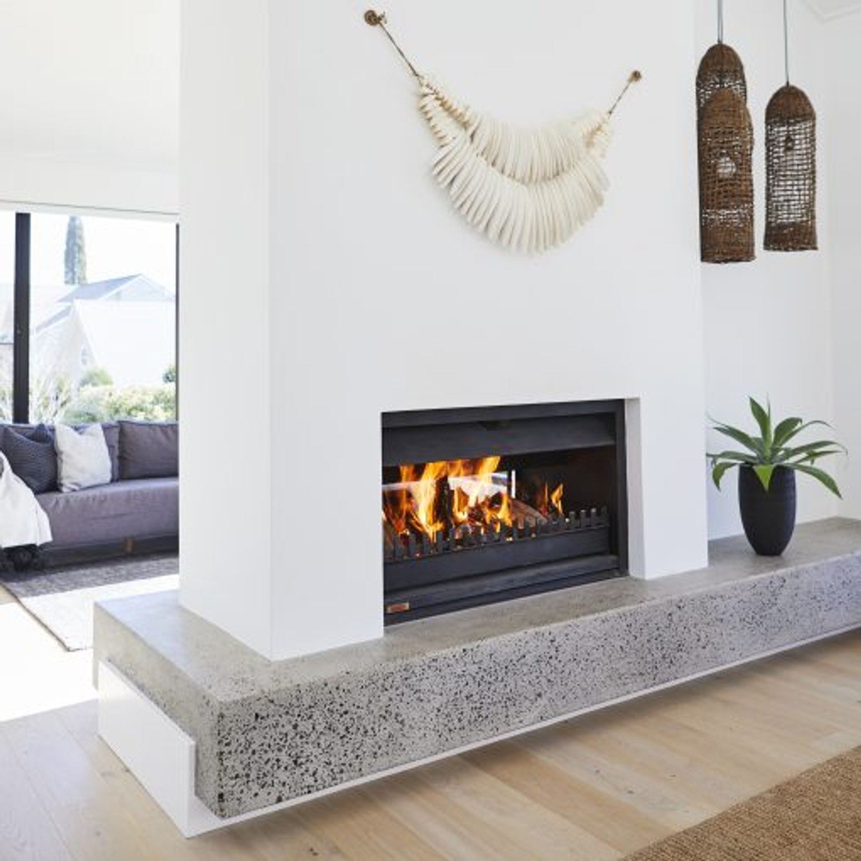 Jetmaster Universal 700 Double Sided Wood Fireplace | ArchiPro AU