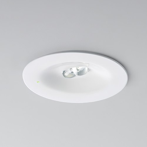 White RAL9003 K9 Self Testing Emergency Light