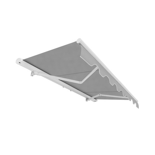 Light Grey Etna Half Cassette Motorised Retractable Awning(valance removable)