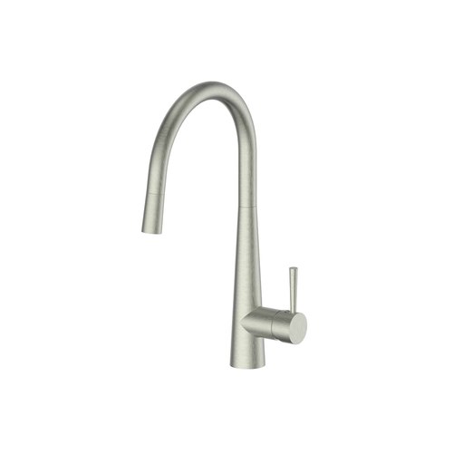 PVD Brushed Nickel Galiano Pull-Down Sink Mixer