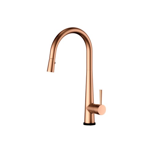 PVD Brushed Copper Galiano Kontact Pull-Down Sink Mixer
