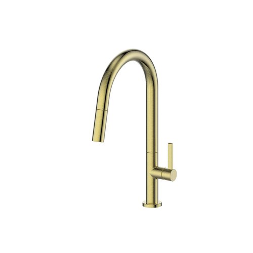 PVD Brushed Brass Luxe Pull-Down Mixer