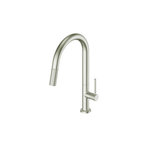 PVD Brushed Nickel Textura Pulldown Sink Mixer