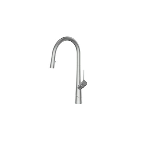PVD Brushed Nickel Lustro II Pull-Down Sink Mixer