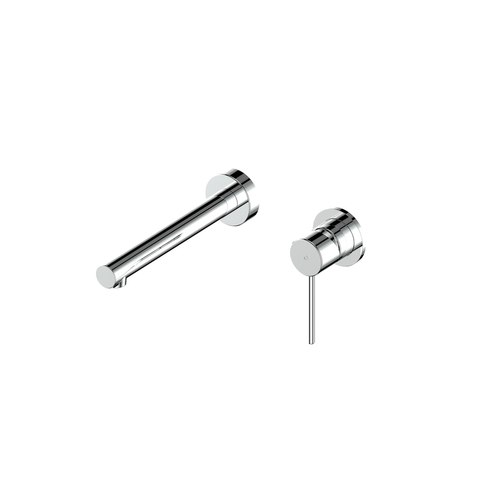 Chrome Maci Wall Basin/Bath Mixer