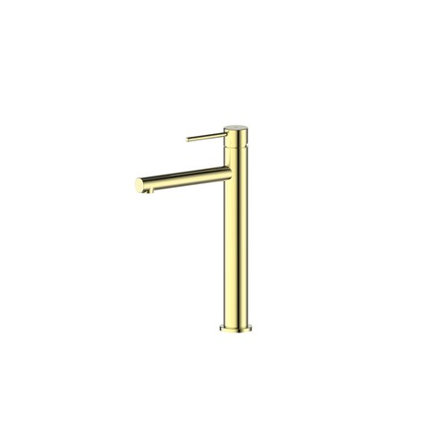 PVD Brushed Brass Maci Tower Basin Mixer
